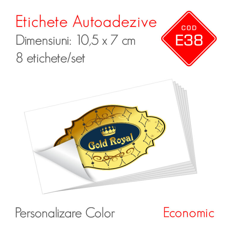 Etichete Autoadezive Personalizate Color 105 x 70 mm | Economic